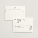 "Heirloom Branches" - Wedding Invitations in Midnight by GeekInk Design - FREE Recipient Addressing