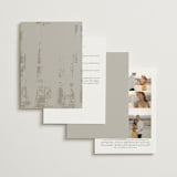 "True Love" - Wedding Invitations in Clay by Carolyn Nicks - Back of Card Options