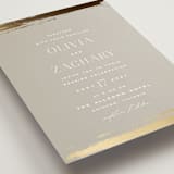 "True Love" - Wedding Invitations in Clay by Carolyn Nicks - Detail
