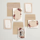 "Romantic Frame" - Wedding Invitations in Peony by Wildfield Paper Co - Invitation Suite