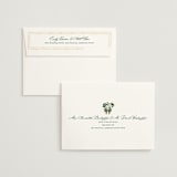 "Tuileries" - Wedding Invitations in Emerald by Claudia Orengo - FREE Recipient Addressing