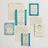 "Josephine" - Wedding Invitations in Marine by Jackie Crawford - Invitation Suite