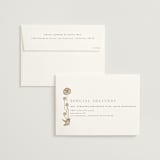 "Nouveau flowers" - Wedding Invitations in Onyx by Ana de Sousa - FREE Recipient Addressing