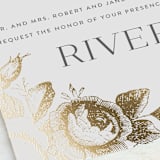 "Beloved" - Wedding Invitations in Mist by Design Lotus - Close-Up