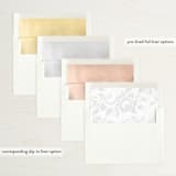 "Beloved" - Wedding Invitations in Mist by Design Lotus - Envelope Liner Options