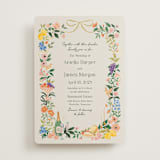 "Garden Feast" - Wedding Invitations in Garden by Elly - Front