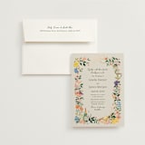 "Garden Feast" - Wedding Invitations in Garden by Elly - Invitation with Envelope