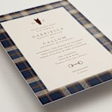 "Equestrian" - Wedding Invitations in Midnight by Sam Dubeau - Detail