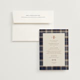 "Equestrian" - Wedding Invitations in Midnight by Sam Dubeau - Invitation with Envelope