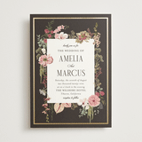 "Flouriishing" - Wedding Invitations in Blush by Susan Moyal - Front