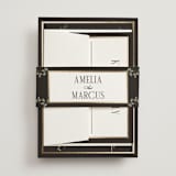 "Flouriishing" - Wedding Invitations in Blush by Susan Moyal - Assembled with Belly Band