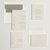 "silk" - Wedding Invitations in Linen by Pippa Shaw - Invitation Suite