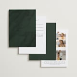 "Encircled Love" - Wedding Invitations in Emerald by Kelly Schmidt - Back of Card Options