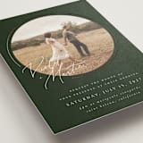 "Encircled Love" - Wedding Invitations in Emerald by Kelly Schmidt - Detail