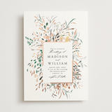 "Undone" - Wedding Invitations in Garden by Itsy Belle Studio - Front