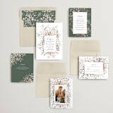 "Undone" - Wedding Invitations in Garden by Itsy Belle Studio - Invitation Suite
