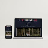 "After Midnight" - Wedding Invitations in Jewel by Susan Moyal - FREE Wedding Website