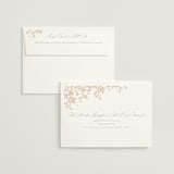 "Everly" - Wedding Invitations in Latte by Kristie Kern - FREE Recipient Addressing