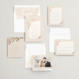 "Everly" - Wedding Invitations in Latte by Kristie Kern - Invitation Suite