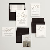 "Mirin" - Wedding Invitations in Diamond by Kate Ahn - Invitation Suite