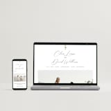 "Palm Monogram" - Wedding Invitations in Leaf by Olivia Raufman - FREE Wedding Website