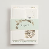 "In the country" - Wedding Invitations in Forest by Paper Sun Studio - Assembled with Belly Band