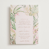 "fresh tropical" - Wedding Invitations in Spring by Phrosné Barwood - Front