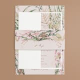 "fresh tropical" - Wedding Invitations in Spring by Phrosné Barwood - Assembled with Belly Band