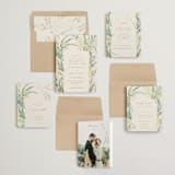 "fresh tropical" - Wedding Invitations in Greenery by Phrosné Barwood - Invitation Suite