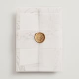 "fresh tropical" - Wedding Invitations in Spring by Phrosné Barwood - Assembled with Vellum Wrap and Wax Seal