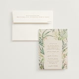 "fresh tropical" - Wedding Invitations in Greenery by Phrosné Barwood - Invitation with Envelope