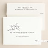 "Forever Elegant" - Wedding Invitations in Mauve by Hooray Creative - FREE Recipient Addressing
