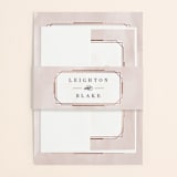 "Forever Elegant" - Wedding Invitations in Mauve by Hooray Creative - Assembled