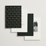 "Majesty" - Wedding Invitations in Onyx by Nicoletta Savod - Back of Card Options