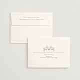 "Shining Florals" - Wedding Invitations in Almond by frau brandt - FREE Recipient Addressing