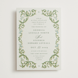 "grandeur" - Wedding Invitations in Bluebell by Jen Owens - Front