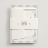 "Seashore" - Wedding Invitations in Coast by Kelly Schmidt - Assembled with Belly Band