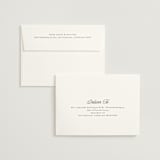 "Side Stripe" - Wedding Invitations in Pearl by Nicole Walsh - FREE Recipient Addressing