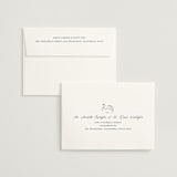 "Swan Song" - Wedding Invitations in Lakes by Sarah Knight - FREE Recipient Addressing