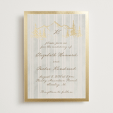 "Mountain Love" - Wedding Invitations in Dew by Petra Kern - Front