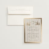 "Mountain Love" - Wedding Invitations in Dew by Petra Kern - Invitation with Envelope