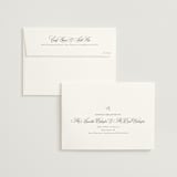 "Here With You" - Wedding Invitations in Classic Bride by Design Lotus - FREE Recipient Addressing