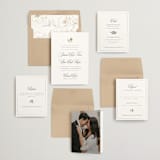"Here With You" - Wedding Invitations in Classic Bride by Design Lotus - Invitation Suite