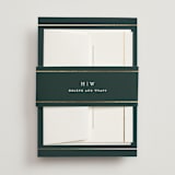 "Style and grace" - Wedding Invitations in Forest by Stacey Meacham - Assembled with Belly Band