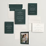 "Style and grace" - Wedding Invitations in Forest by Stacey Meacham - Invitation Suite