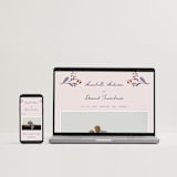 "Together in Bloom" - Wedding Invitations in Wisteria by Monika Konieczna - FREE Wedding Website