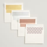 "Together in Bloom" - Wedding Invitations in Wisteria by Monika Konieczna - Envelope Liner Options