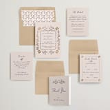 "Together in Bloom" - Wedding Invitations in Wisteria by Monika Konieczna - Invitation Suite