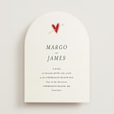 "Amore" - Wedding Invitations in Snow by Ani Somi - Front