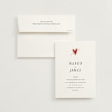 "Amore" - Wedding Invitations in Snow by Ani Somi - Invitation with Envelope